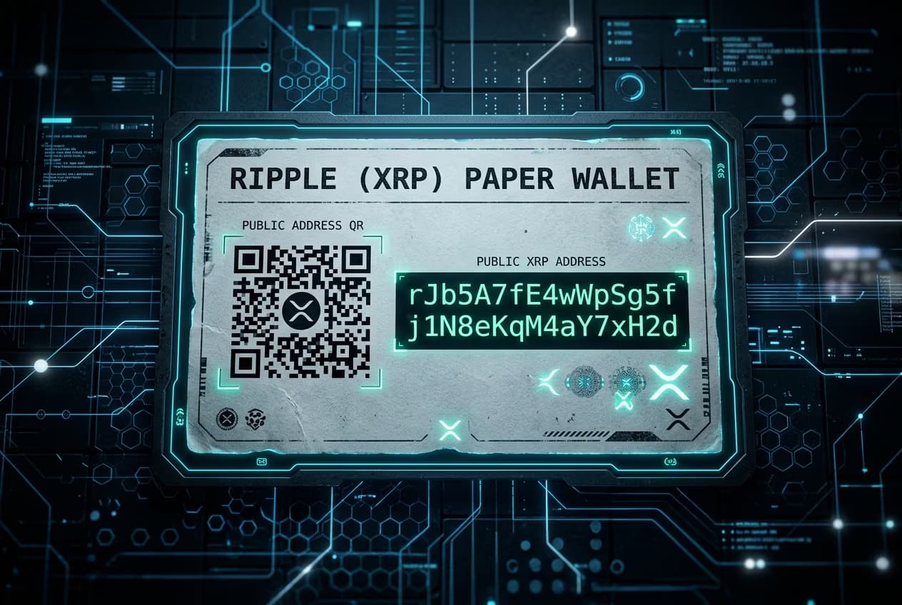 Paper Wallet For Ripple | Scroll Wallet