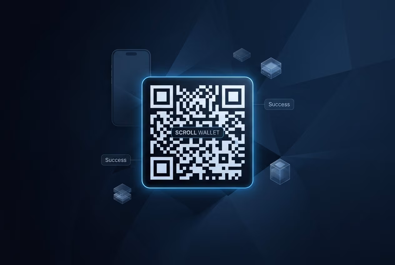 User managing crypto transfer and swap controls in Scroll Wallet