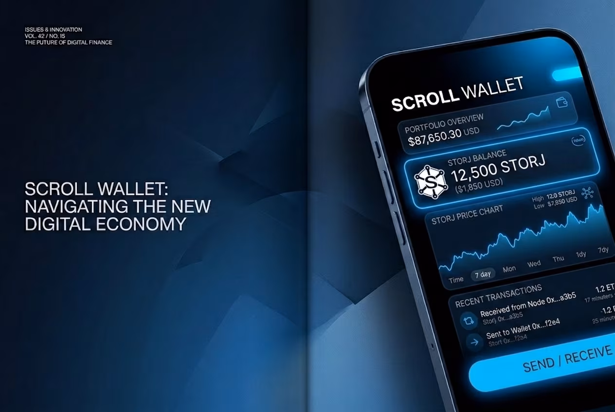 wallet for storj interface shows STORJ balance