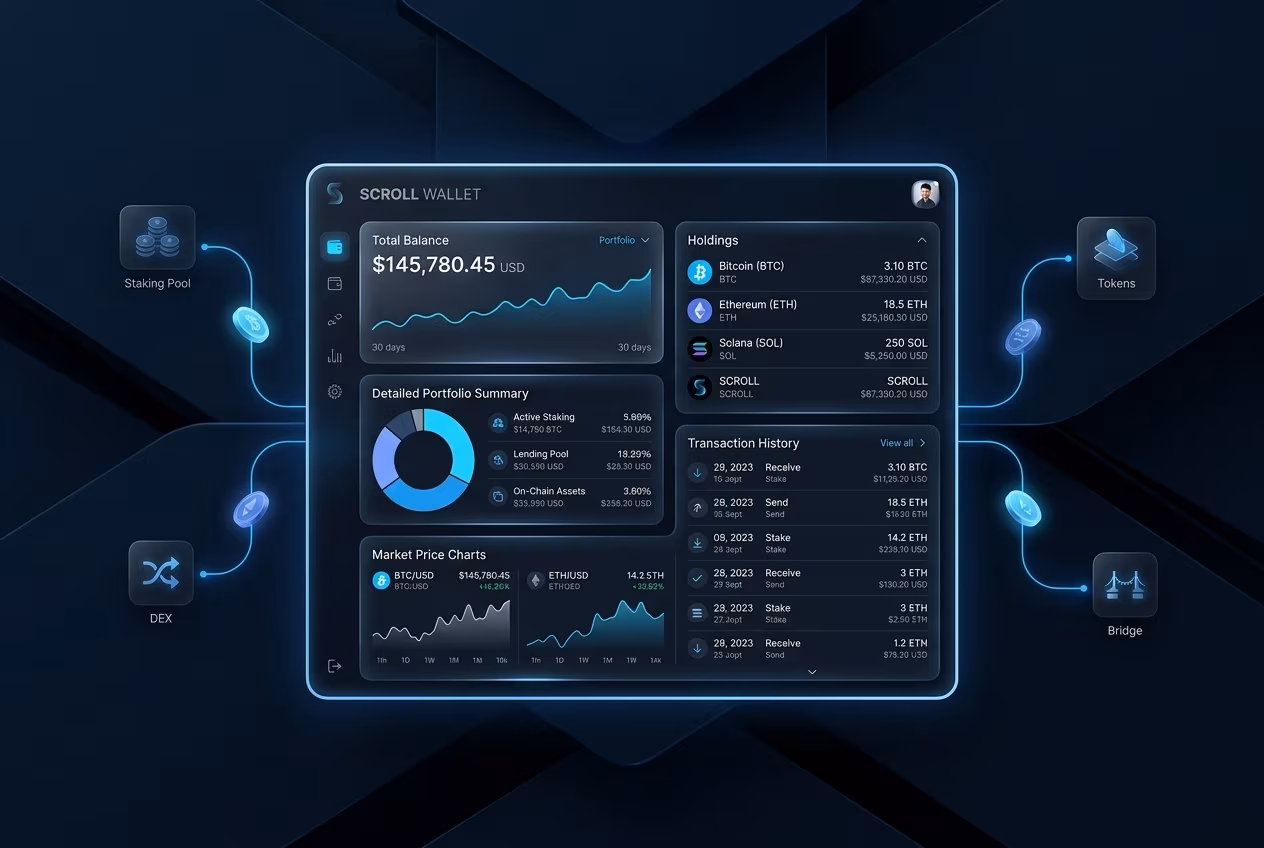 Custodial vs Non Custodial: Who Owns Your Crypto? | Scroll Wallet