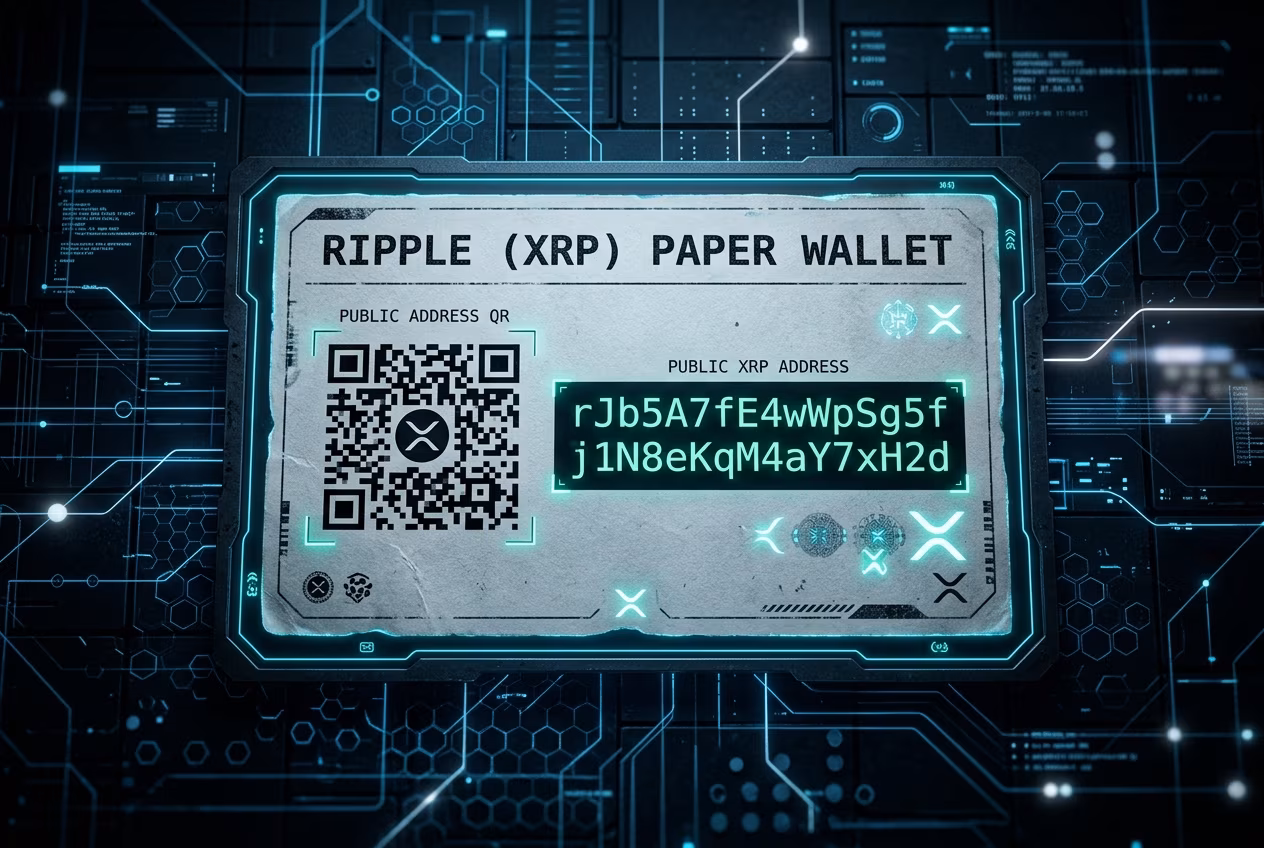 Paper Wallet For Ripple | Scroll Wallet
