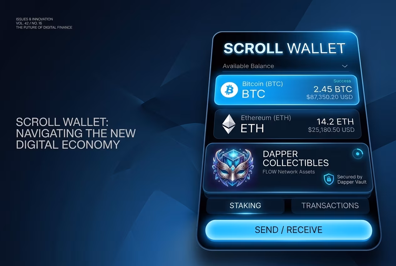 Dapper labs wallet interface shows NFT assets in the crypto space