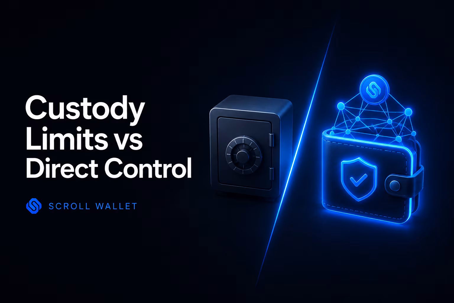 PayPal custody limits compared to self-custody wallet direct control
